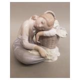 Lladro "Green grocer" porcelain figurine