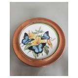 1983 hand painted John Wilkinson "Butterflies of