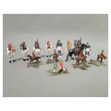 Group of vintage cast  lead and plastic figures