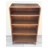 Mid-century Modern wood bookcase