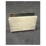 WWII Trench art matchbox holder