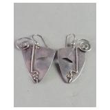 Vintage sterling silver modernist