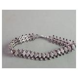 Moroccan style silver bracelet