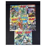 Lot of 8 vintage G.I. Joe comic books
