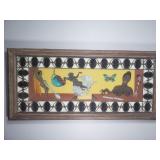 Signed Lee mixed media nude painting