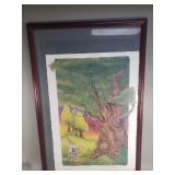 Signed 211/450 Scott E. Sutton lithograph under