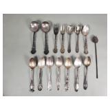 Sterling silver antique and vintage flatware and
