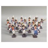 Vintage metal toy soldiers