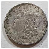 1921 Morgan Silver Dollar Coin.