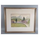 Otto Lehmann watercolor