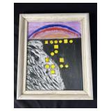 Framed signed oil painting