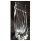 Signed Kosta Boda crystal vase