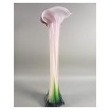 Vintage art glass vase