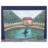 Helga Schweininger signed oil painting