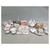 Vintage miniature tea sets and miscellaneous