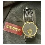 Vintage Wittnauer gold plated diamond  watch