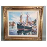 Signed Roger Deering en plein air oil on canvas