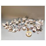 Group of vintage English porcelain miniature