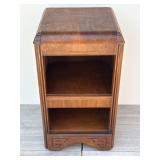 Vintage wood nightstand