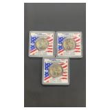 Group of Delaware commemorative quarters ms65