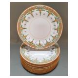 Set of 12 Royal Doulton porcelain dinner plates