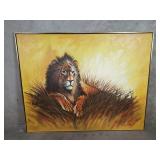 Signed R. Delongprie oil on canvas