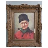 19th century Dutch realism-style oil on canvas