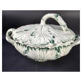 Vintage Italian ceramic soup tureen.