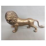 Vintage brass lion figurine