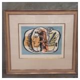 Signed lithograph, #20/75