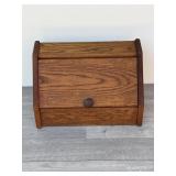 Vintage wood bread box