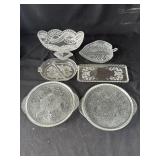 Lot of glass items