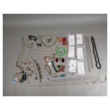 Costume jewelry necklaces, brooches, pendants,