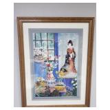 Signed Mister Roberts Asian style watercolor