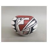 Signed Native American pottery vessel