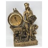 Vintage Goddess tabletop quartz clock