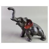 Vintage spelter elephant figure
