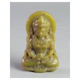 Carved jade Buddha figure