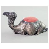Sterling silver camel pin cushion