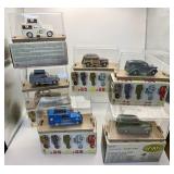8 vintage Brumm Italian die-cast cars