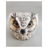 Italian ceramic owl planter