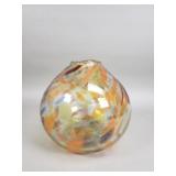 Vintage hand blown glass candle holder