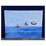 Helga Schweininger signed oil painting