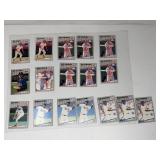 1989 Fleer Baseball Card Lot (17 Cards) Paul