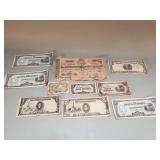 Collection of antique foreign currency, 1902