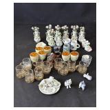 Lot of miniature ceramic & glass items