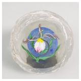 Signed Abelman art glass paperweight