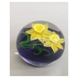 Signed Steven Lundberg studio art glass