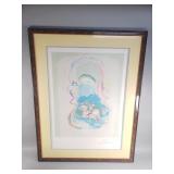 Signed Salvador Dali lithograph artist
