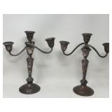 Pair of vintage Gorham sterling silver weighted